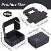 100Pcs Craft Paper Boxes CON-BC0007-23-2