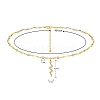 Snake Brass Micro Pave Cubic Zirconia Pendant Necklaces NJEW-PH01396-6