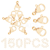 50Pcs 304 Stainless Steel Lobster Claw Clasps STAS-SC0002-93B-1