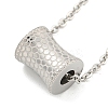 Non-Tarnish 304 Stainless Steel Pendants Necklace for Women NJEW-A027-05P-1