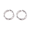 Tarnish Resistant 304 Stainless Steel Jump Rings STAS-F191-12P-C-4