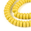 Opaque Solid Color Glass Beads Strands GLAA-ZX008-8mm-18K-3