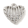 Valentine's Day Brass Micro Pave Cubic Zirconia Pendant
s LS-ZIRC-R020-02P-1