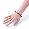 Non-magnetic Synthetic Hematite Beads Stretch Bracelets BJEW-JB04659-03-3