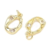 Brass Micro Pave Cubic Zirconia Pendants KK-P348-02B-G02-2