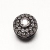 Brass Micro Pave Grade AAA Cubic Zirconia Beads ZIRC-O010-01-NR-2