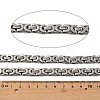 201 Stainless Steel Byzantine Chains SA-E001-14P-04-2
