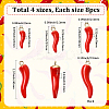 32Pcs 4 Styles Alloy Enamel Pendants FIND-SC0018-16-2