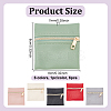 6Pcs 6 Colors Imitation Leather Jewelry Storage Zipper Bags ABAG-NB0002-15B-2