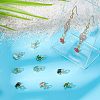 16Pcs 8 Colors Brass Cubic Zirconia Charms FIND-FH0003-78-2