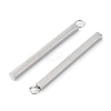 Non-Tarnish 304 Stainless Steel Pendants STAS-P327-09C-P-2
