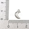 304 Stainless Steel Charms STAS-C140-01F-P-3