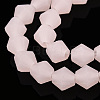 Imitation Jade Frosted Glass Bead Strands EGLA-A039-J6mm-MD07-3