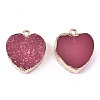 Druzy Resin Pendants RESI-S383-067C-2