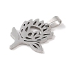 Non-Tarnish 201 Stainless Steel Pendants STAS-A094-21P-2