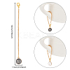 Flat Round with Letter Alloy Enamel Wine Glass Charms AJEW-AB00184-21-2