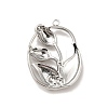 Non-Tarnish 304 Stainless Steel Pendants STAS-E176-04P-2