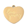 304 Stainless Steel Charms STAS-I325-136C-G-1