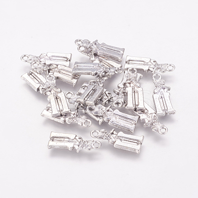 Tibetan Style Alloy Pendants TIBEP-GC150-AS-NR-1