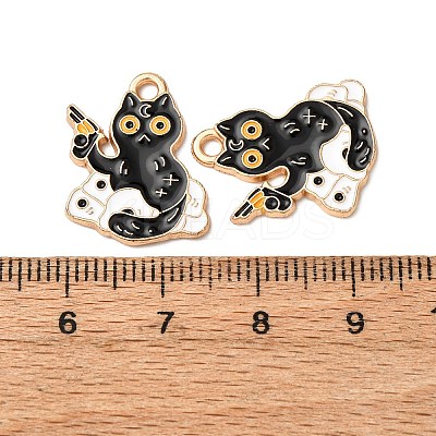 Alloy Enamel Pendants ENAM-B031-01A-1