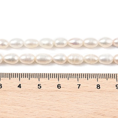 Natural Cultured Freshwater Pearl Beads Strands PEAR-I007-01B-01B-1