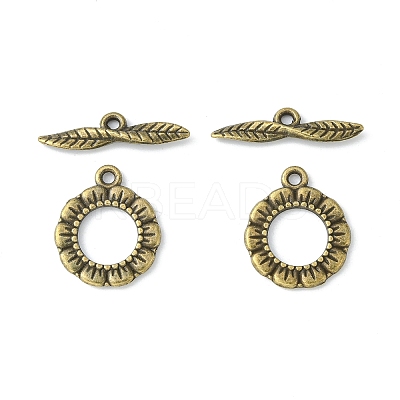 Tibetan Style Toggle Clasps LS-MLF11359Y-NF-1