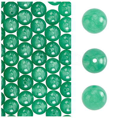 96Pcs Natural Dyed Malaysia Jade Beads G-SC0003-56-1