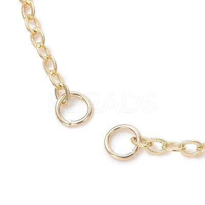 2MM Brass Cable Chain Slider Bracelet Making AJEW-JB01560-1