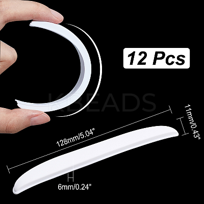 PVC Plastic Car Anti-Collision Strip Stickers AJEW-WH0258-208A-1