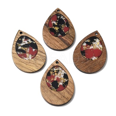 Wood & Resin Pendant WOOD-H104-23-02-1