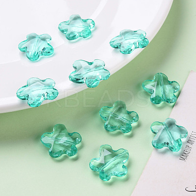 Transparent Acrylic Beads TACR-S154-32B-68-1