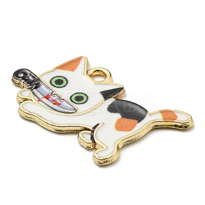 Printed Alloy Pendants ENAM-L042-02G-05-1
