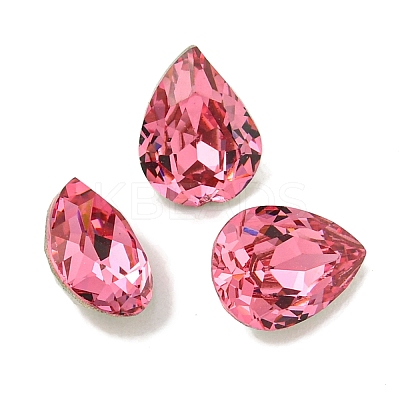Glass Rhinestone Cabochons RGLA-L029-19C-1