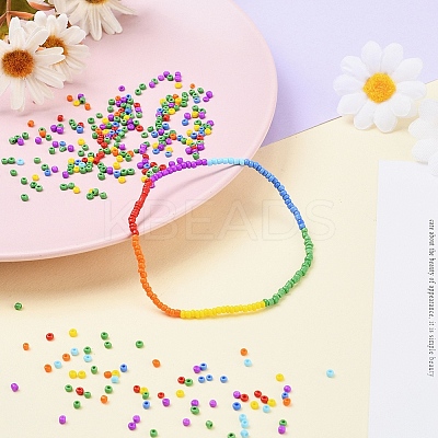 3500Pcs 7 Style 12/0 Glass Round Seed Beads SEED-YW0001-36-1