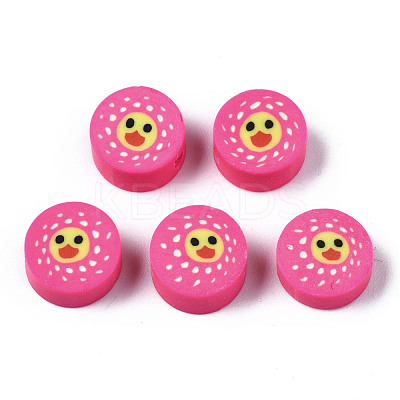 Handmade Polymer Clay Beads CLAY-N008-035F-1