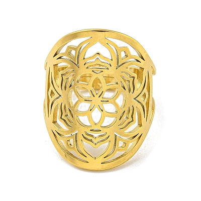 304 Stainless Steel Rings RJEW-M045-04G-1