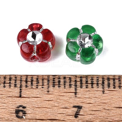 Plastic Flower Beads KY-Q002-04-1