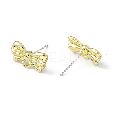 Rack Plating Alloy Stud Earring Findings FIND-I030-13LG-1