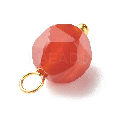 Chakra Theme Natural Genmstone Charms PALLOY-JF01241-1