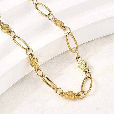 304 Stainless Steel Link Bracelets BJEW-A044-03A-G-1