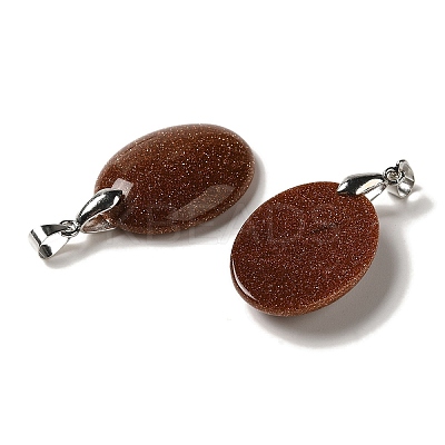 Synthetic Goldstone Pendants G-Z055-03P-24-1