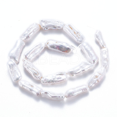 Natural Keshi Pearl Beads Strands PEAR-S020-H01-1
