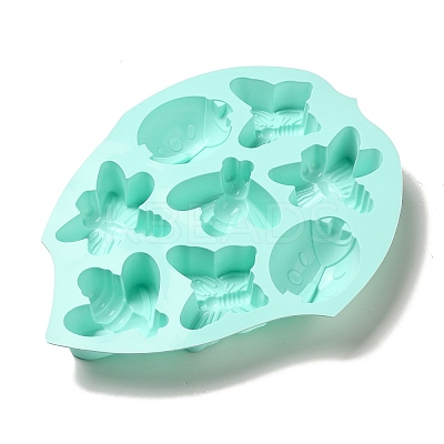 DIY Dragonfly & Butterfly & Bees & Ladybug Food Grade Silicone Molds SIMO-B005-02-1