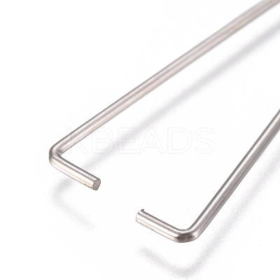 Non-Tarnish 304 Stainless Steel Ice Pick Pinch Bails STAS-K189-A01-L-1