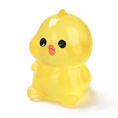 Chick Luminous Resin Display Decorations DJEW-F023-C04-1