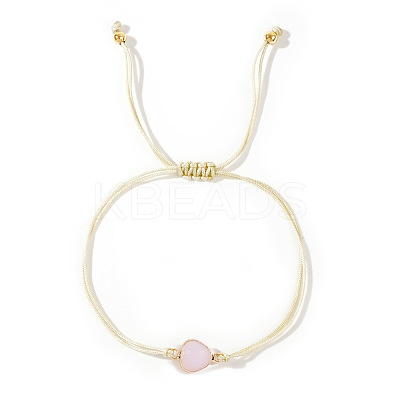 Elegant Golden Edge Glass Link Bracelets for Girlfriend and Family KK2420-5-1