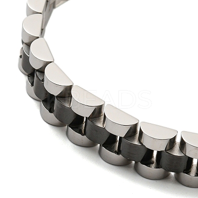 Ion Plating(IP) 304 Stainless Steel Thick Link Chain Bracelet BJEW-G649-10B-A-1