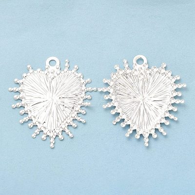 Brass Filigree Pendants KK-M250-17S-1