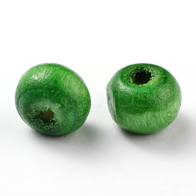 Dyed Natural Wood Beads WOOD-Q006-6mm-05-LF-1