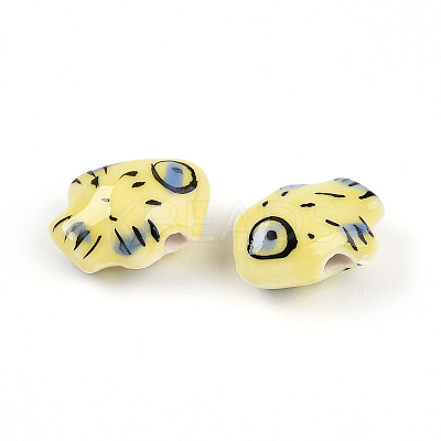 Handmade Porcelain Beads PORC-N009-07B-1